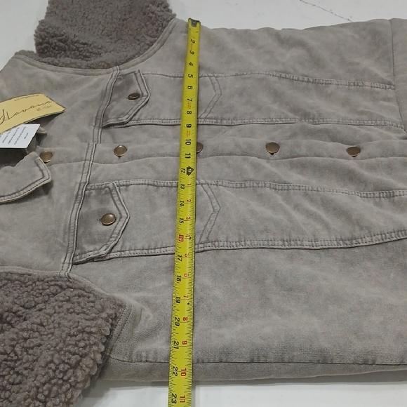Vintage Havana Taupe Teddy Jacket - Picture 6 of 9